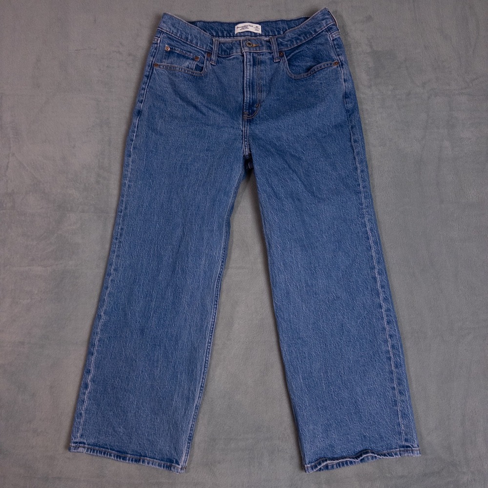 Abercrombie & Fitch Jeans Women 30 Blue Excellent High Rise 90s Relaxed 155D2033